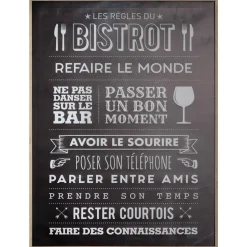 Atmosphera Toile Bistrotd.58X78Cm