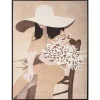 maxibazar Toile Imprimee Femme D.58X78Cm