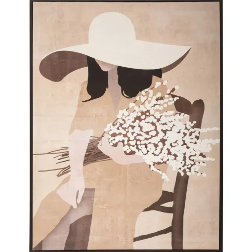 maxibazar Toile Imprimee Femme D.58X78Cm