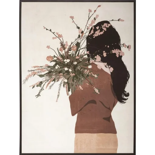 maxibazar Toile Imprimee Femme D.58X78Cm