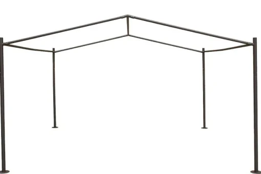 Tonnelle Abri Certeli 4X4M Ardoise