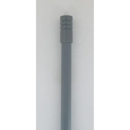 maxibazar Tringle Extensi Bistrot 135X225X1 Embout Cylindre Strie Gris