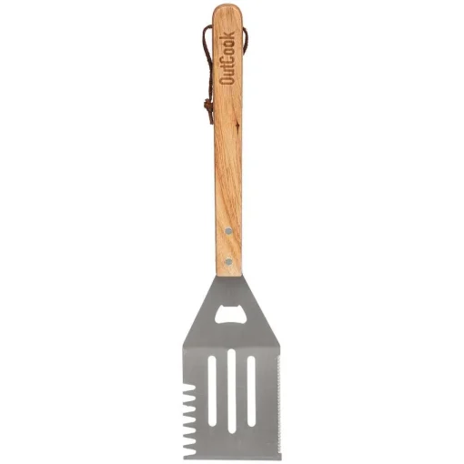 Ustensiles Barbecue X3 Pieces Manche Bois