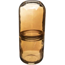 maxibazar Vase Bouteille Line Shine H.25Cm