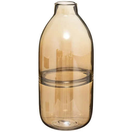 maxibazar Vase Bouteille Line Shine H.30Cm