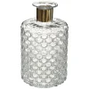 Atmosphera Vase 3D Top Metal Suite H.26.5Cm