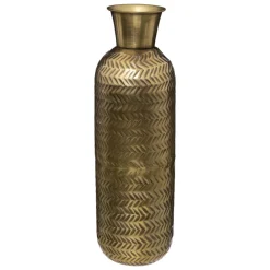 maxibazar Vase Metal Dore Night H.45Cm