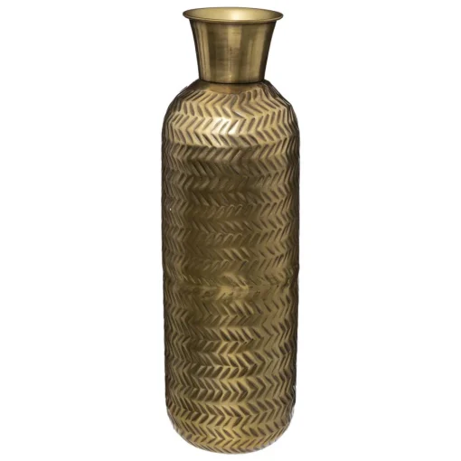 maxibazar Vase Metal Dore Night H.45Cm