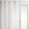 Atmosphera Voilage Jacquard Sama Blanc 140X240Cm